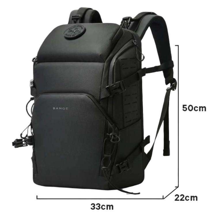 BANGE FW-230 Outdoor Adventure Backpack Multifunctional Hiking Cycling Bag(Black)