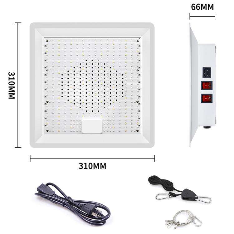 Segmented 416 Beads LED Full-Spectrum Plant Growth Lamp Vegetable Irradiation Fill Light(AU Plug)