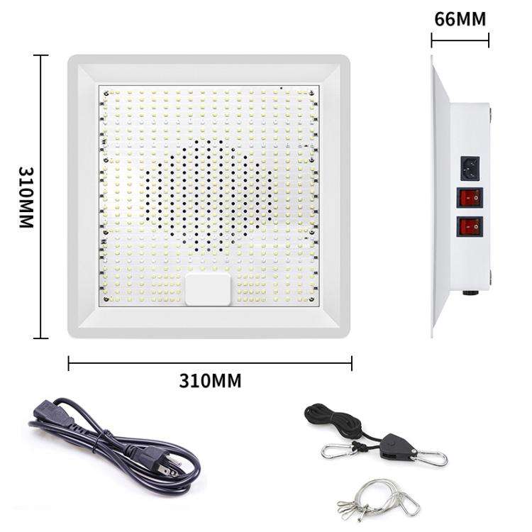 Segmented 504 Beads Sunlight LED Plant Growth Lamp Hanging Vegetable Flower Fill Light(UK Plug)