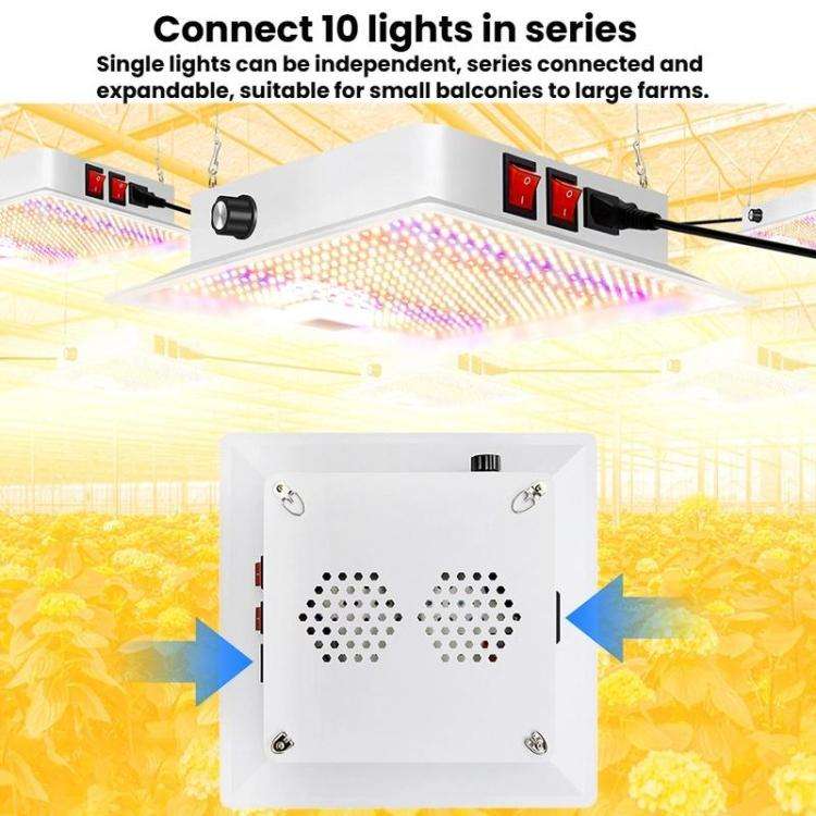 Segmented 504 Beads Sunlight LED Plant Growth Lamp Hanging Vegetable Flower Fill Light(AU Plug)