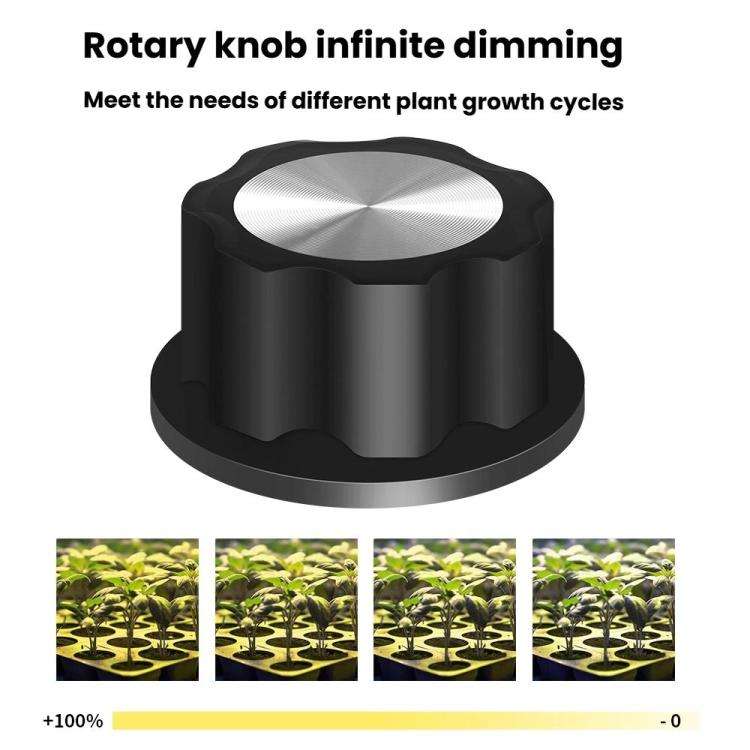Segmented 504 Beads Sunlight LED Plant Growth Lamp Hanging Vegetable Flower Fill Light(UK Plug)