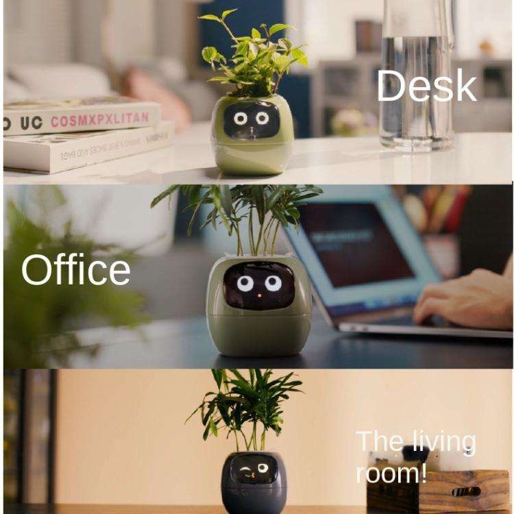 Smart Plant Pot With Multi-Sensors WiFi Plant Monitor With 2-Inch Screen Compatible With Mi/Tuya ...