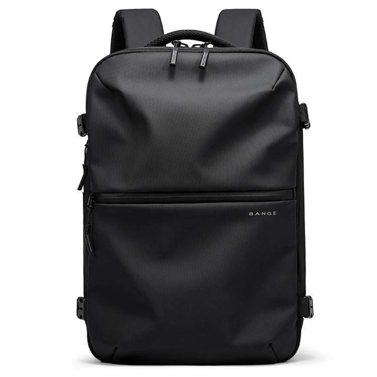 BANGE BG-7875 Large Capacity Shoulder Bag Business Travel Multifunctional Computer Backpack(Black)