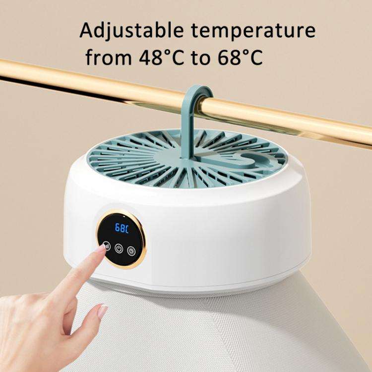 600W Smart Touch Control Foldable Clothes Dryer Portable Laundry Dry Machine with LED Display, Ad...