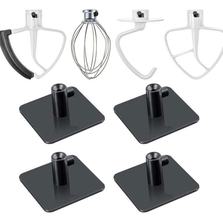 4pcs For KitchenAid Mixer Attachments Holders Storage Hook Accessory Organizer