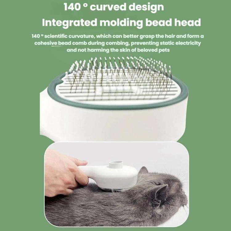 Pets Floating Hair Removal Brush Sterilize Cleaning Comb(Gray)