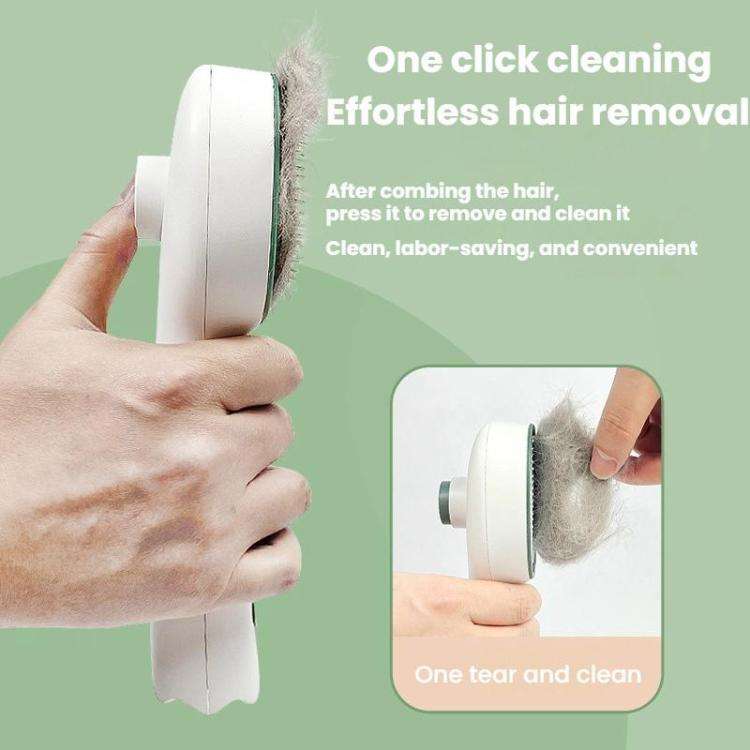 Pets Floating Hair Removal Brush Sterilize Cleaning Comb(Gray)