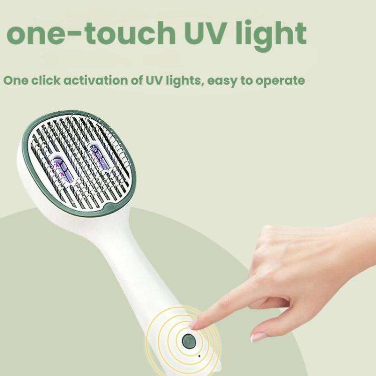 Pets Floating Hair Removal Brush Sterilize Cleaning Comb(Gray)