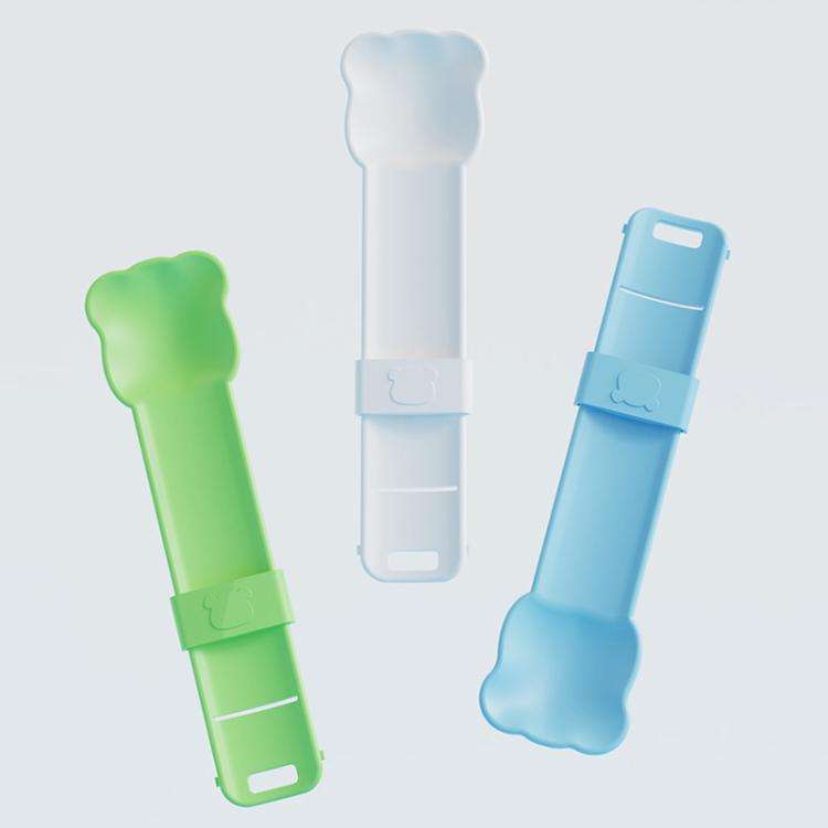 Pet Feeder Squeezes Cat Snack Tableware(Green)