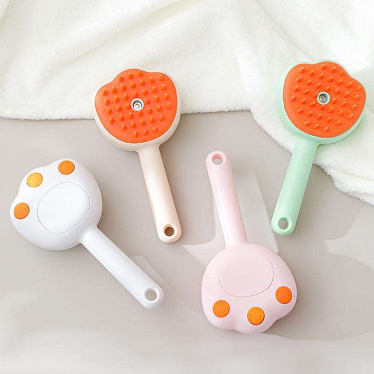 Pet Cleaning Spray Massage Comb(White)
