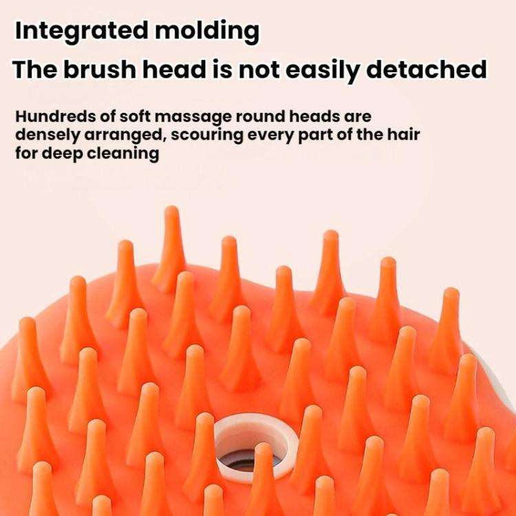 Pet Cleaning Spray Massage Comb(White)