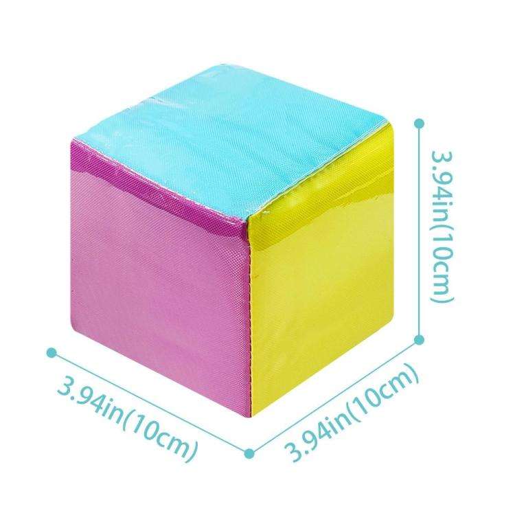 Card Insertable Soft Dice Educational Training Throwing Toy For Children Early Education Enlighte...