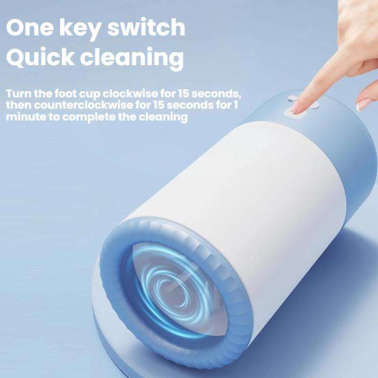 Pet Bath Cleaning Beauty Foot Wash Cup(Blue)