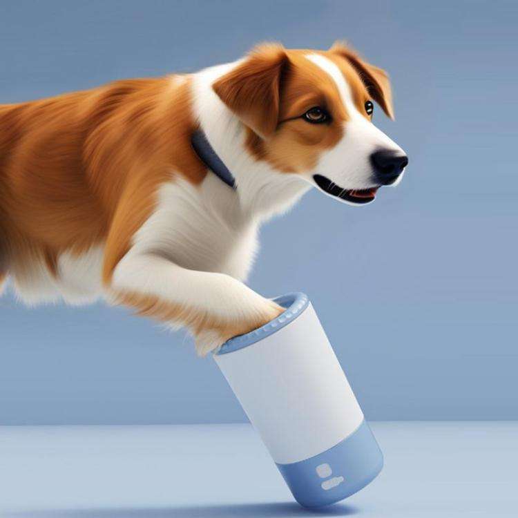 Pet Bath Cleaning Beauty Foot Wash Cup(Blue)
