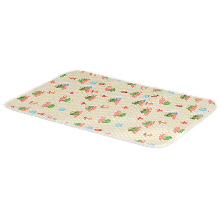 50x40cm Car Cat Sleeping Pads Cool Mats For Pets(Light Yellow Surfing Coconut)