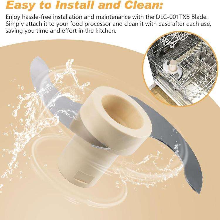 For Cuisinart DFP-14 Series DLC-001TXB 14 Cup S-blade Replacement Steel Cutting Blade