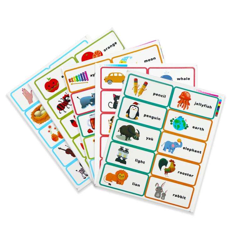 Children Early Education Letter Cards Phonics Word Cards Word Flash Cards Teaching Aids