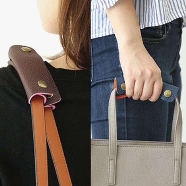 Luggage Handle Protective Leather Cover Anti Chafing Shoulder Strap Leather Pad Luggage Telescopi...