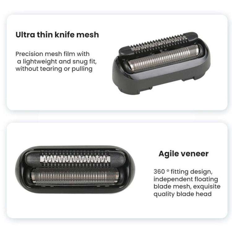 For BRAUN B20MB/5603/M1011Y/M1011K Electric Shaver Replacement Blade(Plastic Seal)