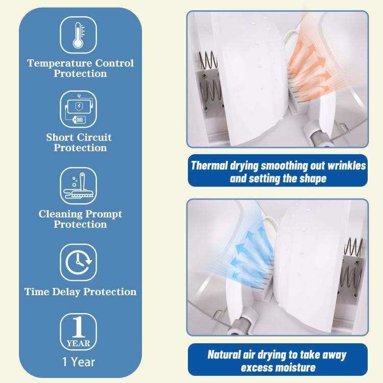 Multifunctional Hat Wig Care Cleaning Disinfection Steam Ironing Machine(EU Plug)