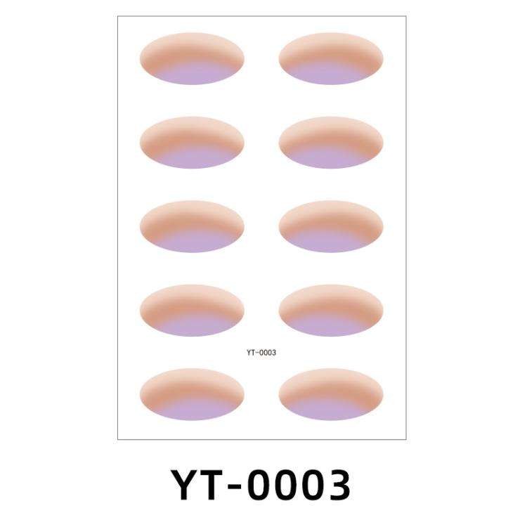 5sheets /Pack Waterproof Eye Shadow Tattoo Stickers Temporary Cosmetic Eye Stickers For Parties, ...
