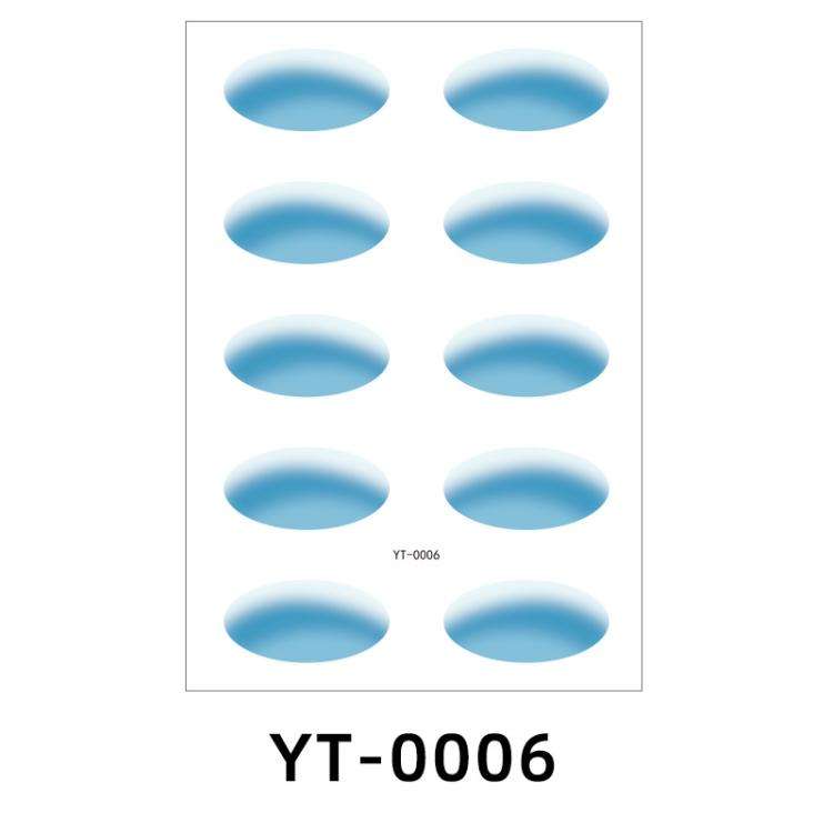 5sheets /Pack Waterproof Eye Shadow Tattoo Stickers Temporary Cosmetic Eye Stickers For Parties, ...