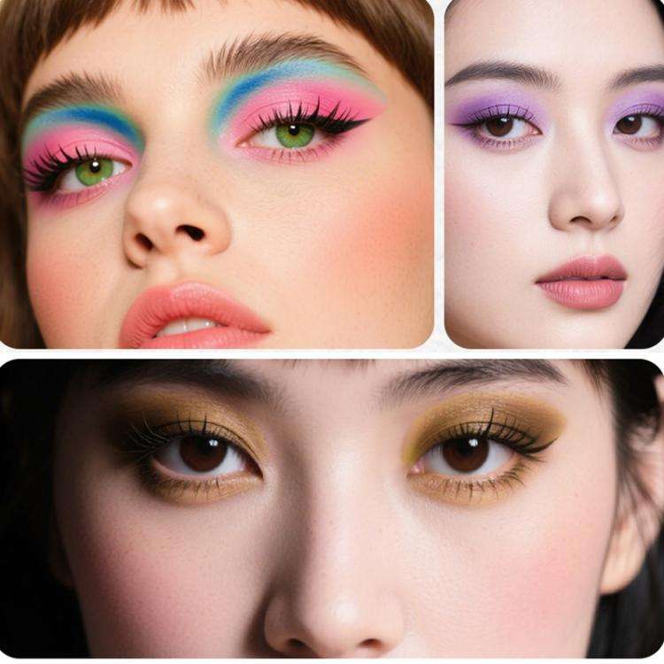 5sheets /Pack Waterproof Eye Shadow Tattoo Stickers Temporary Cosmetic Eye Stickers For Parties, ...