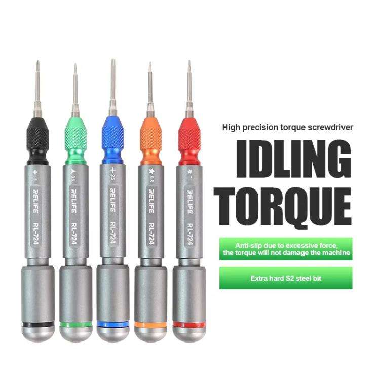 RELIFE RL-724 Phillips 2.5 High Precision Torque Screwdriver For Mobile Phone Repair Disassembly