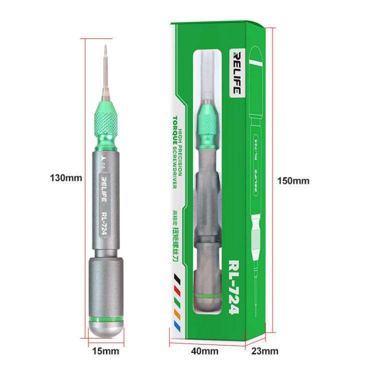 RELIFE RL-724 Five Star 0.8 High Precision Torque Screwdriver For Mobile Phone Repair Disassembly
