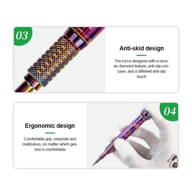 RELIFE RL-723 Torque Self-locking Handle Non-slip Mobile Phone Repair Screwdriver Disassembly Too...