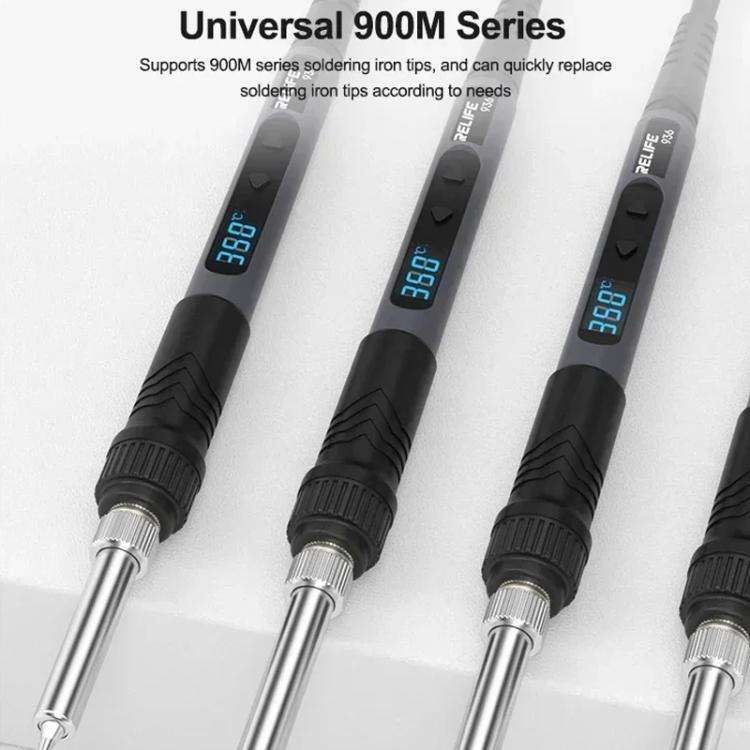 RELIFE 936 90W High Power Internal Heating Smart Digital Display Soldering Iron, US Plug