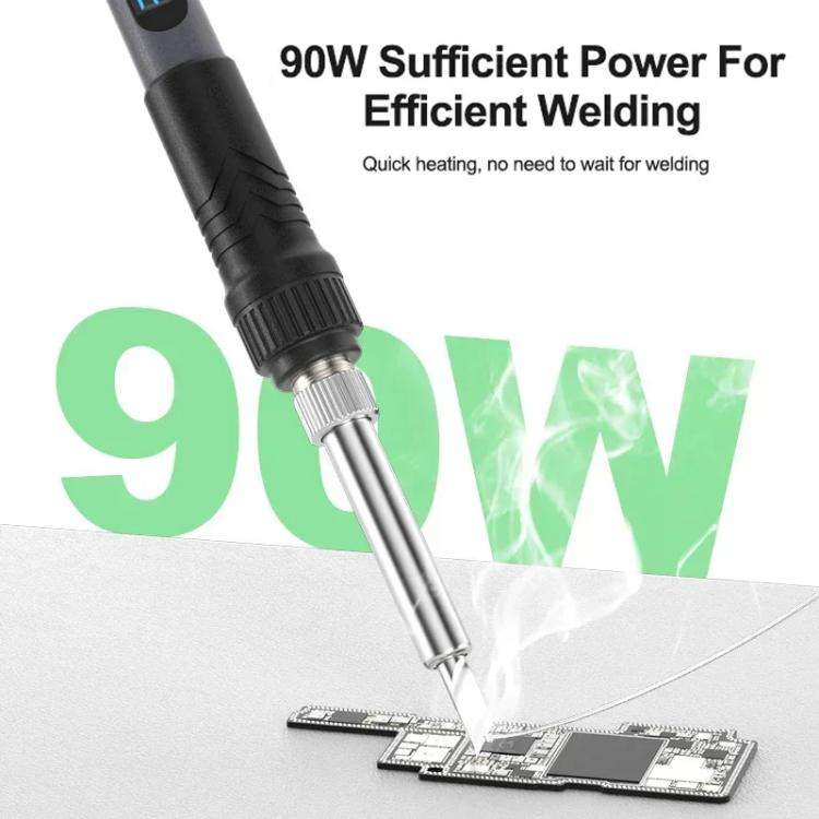 RELIFE 936 90W High Power Internal Heating Smart Digital Display Soldering Iron, US Plug