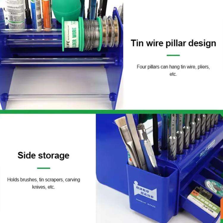 RELIFE RL-001G Desktop Screwdriver Display Rack Repair Tool Storage Rack