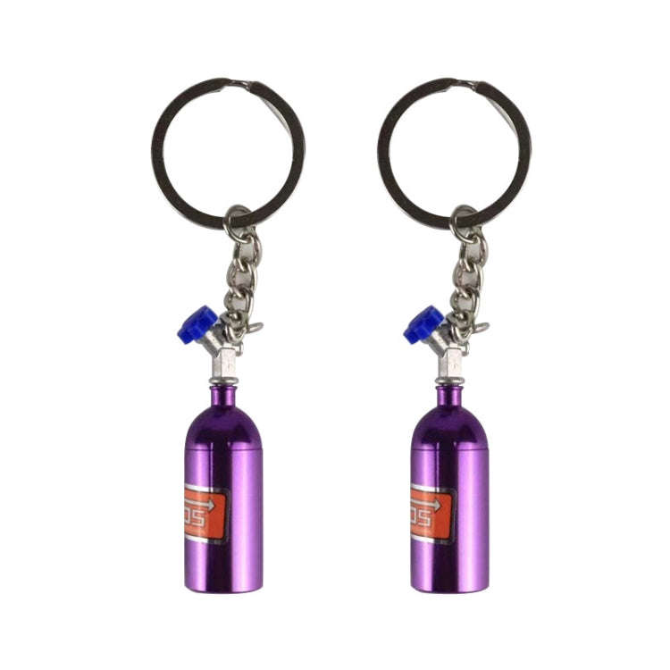 2 PCS Fashion Metal Keyring Car Keychain Auto Key Chain Key Ring