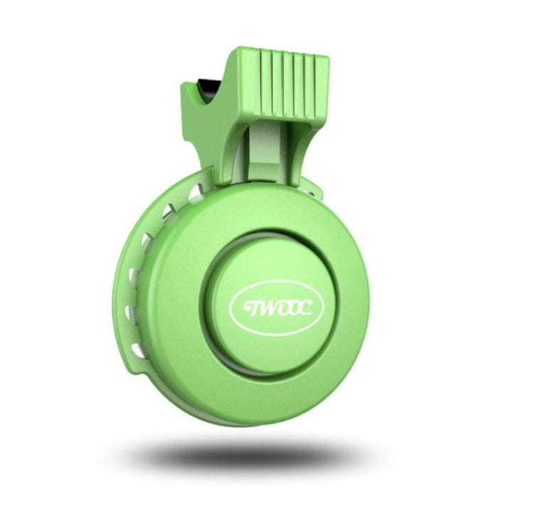 Twooc T-002 120dB Bicycle Scooter Accessories Equipped Electric Bell USB Charging Horn(Green)