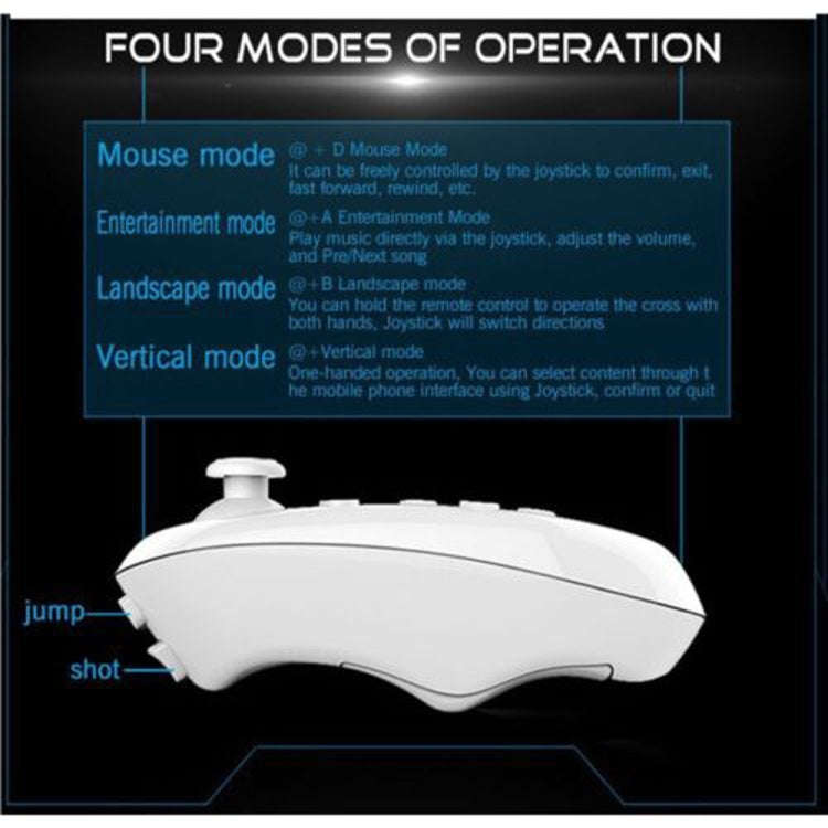 VRPARK Virtual Reality 3D VR Glasses Gamepad Game Joystick Bluetooth Remote Controller for iPhone...