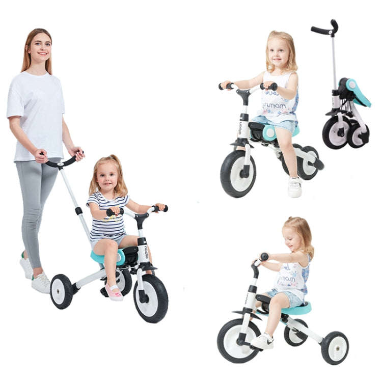 Ride On Toys Baby Tricycle Children Folding Bike Kids Scooter(Red)
