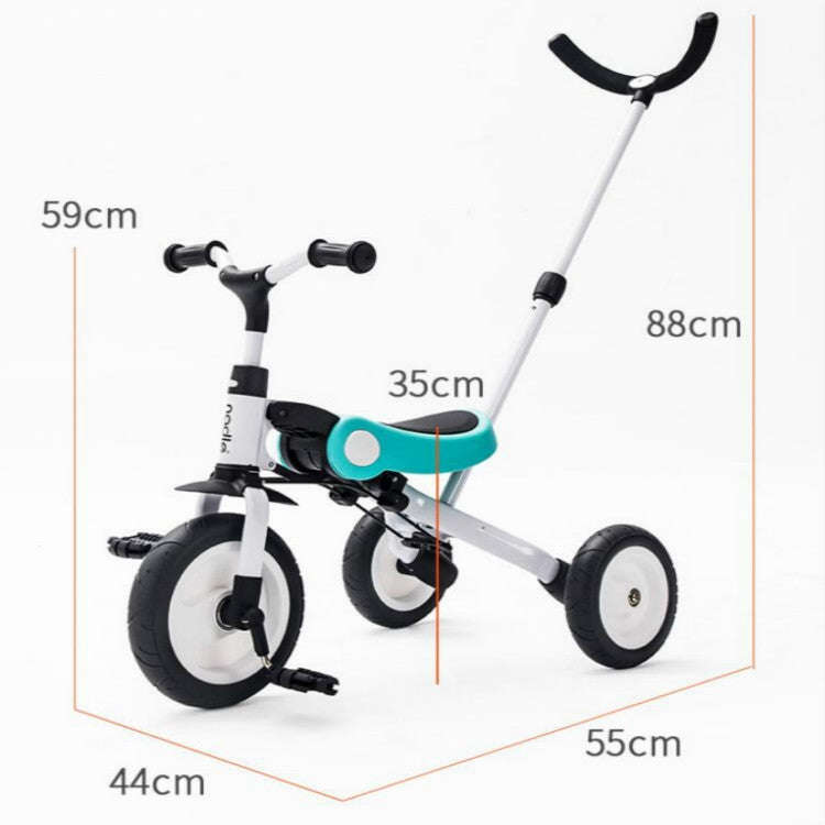 Ride On Toys Baby Tricycle Children Folding Bike Kids Scooter(Red)