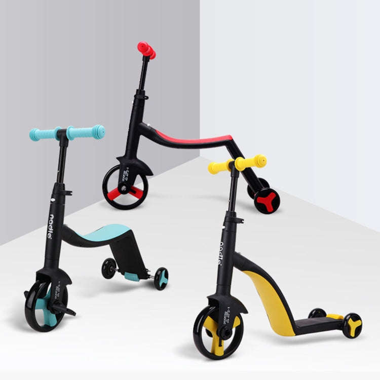 nadle FoldableThree-wheeled Three-mode Balance Bicycle Child Scooter(Yellow)