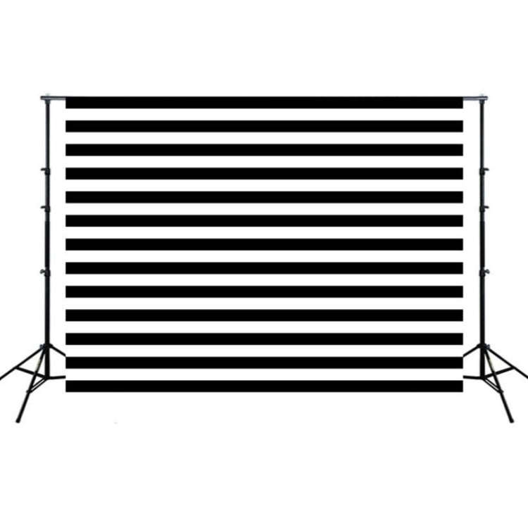 2.1m x 1.5m Black Striped Children Birthday Party Cartoon Photography Background Cloth