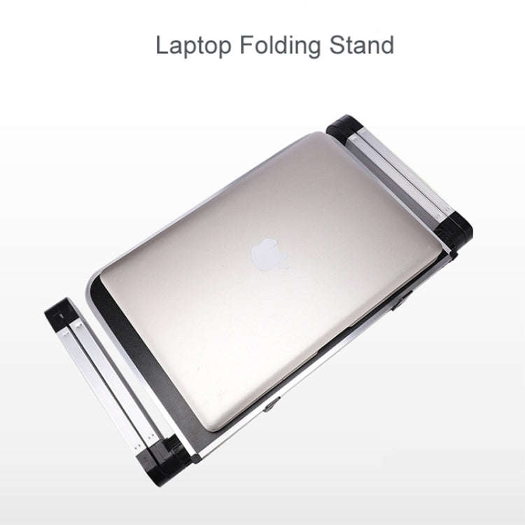 Universal 360 Degree Adjustment Folding Aluminum Alloy Laptop Stand(White)