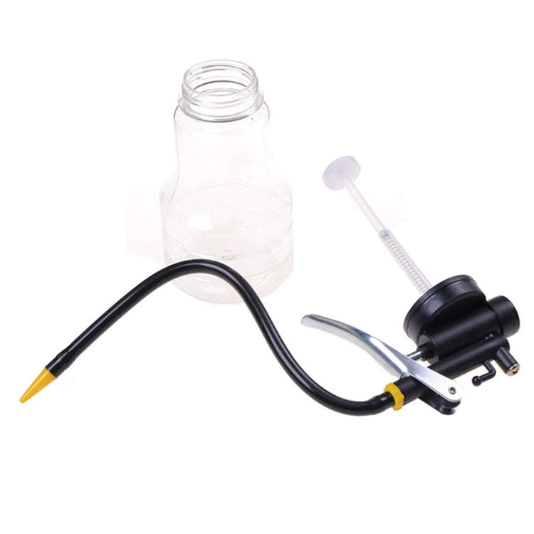 250cc Transparent High Pressure Pump Oiler Lubrication Oil Can Plastic Machine Oiler Grease 245mm...