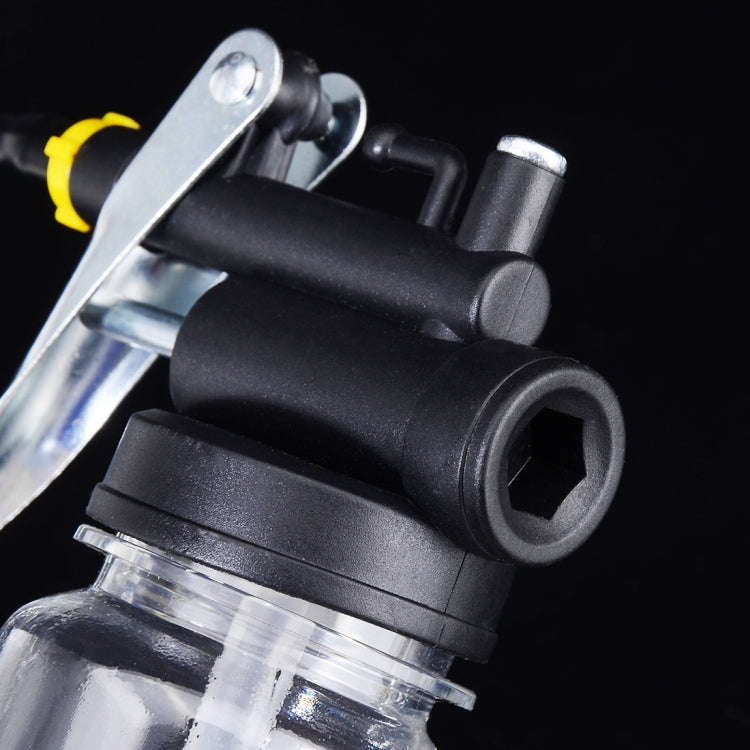 250cc Transparent High Pressure Pump Oiler Lubrication Oil Can Plastic Machine Oiler Grease 245mm...