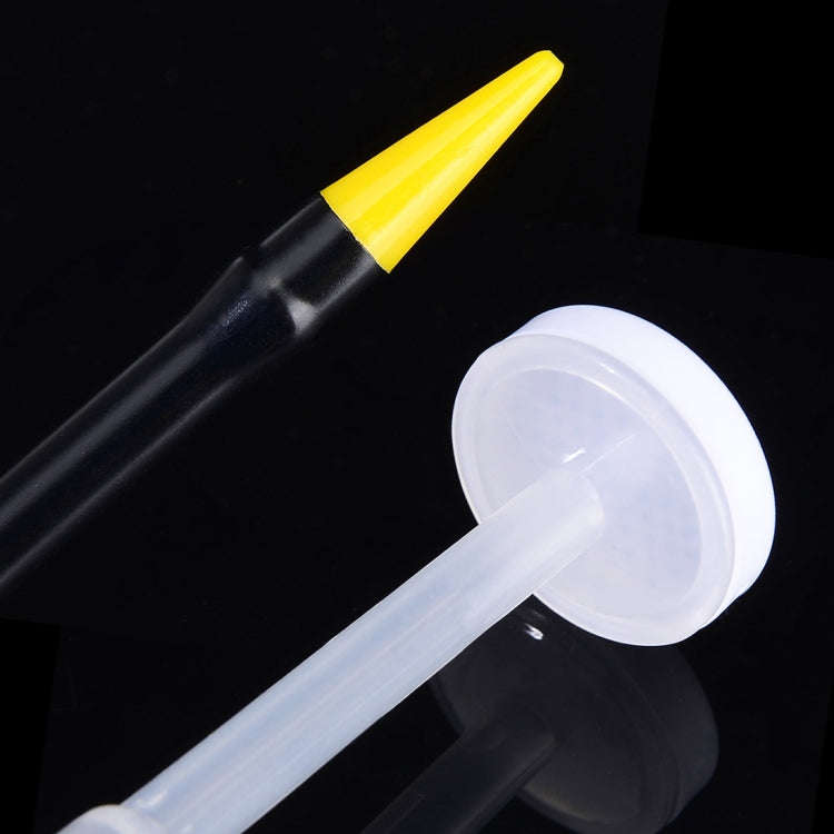 250cc Transparent High Pressure Pump Oiler Lubrication Oil Can Plastic Machine Oiler Grease 245mm...