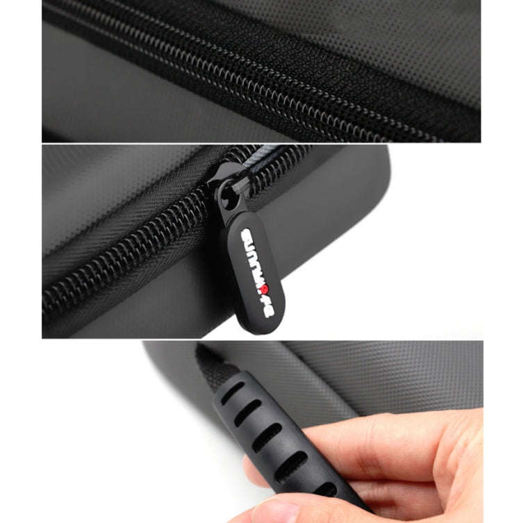 OS-B153 Portable Diamond Texture PU Leather Storage Bag for DJI Osmo Mobile 3, Size:24.6x17.1x8.1cm