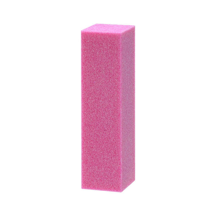 10 PCS Tofu Block Nail Polish Four Squares High Elastic Cotton Manicure Sand Block (Pink)