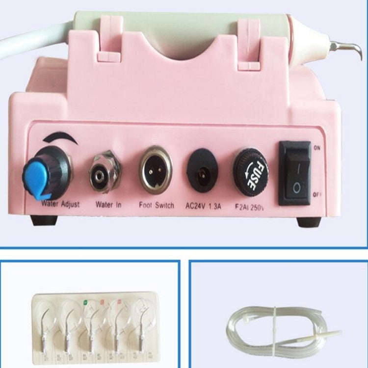 Ultrasonic Dental Washing Machine for Pet Dog Teeth Stone Remover, Plug Specifications:EU Plug(Pink)