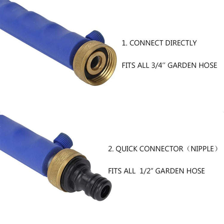 Garden Lawn Irrigation High Pressure Hose Spray Nozzle Car Wash Cleaning Tools (Green)