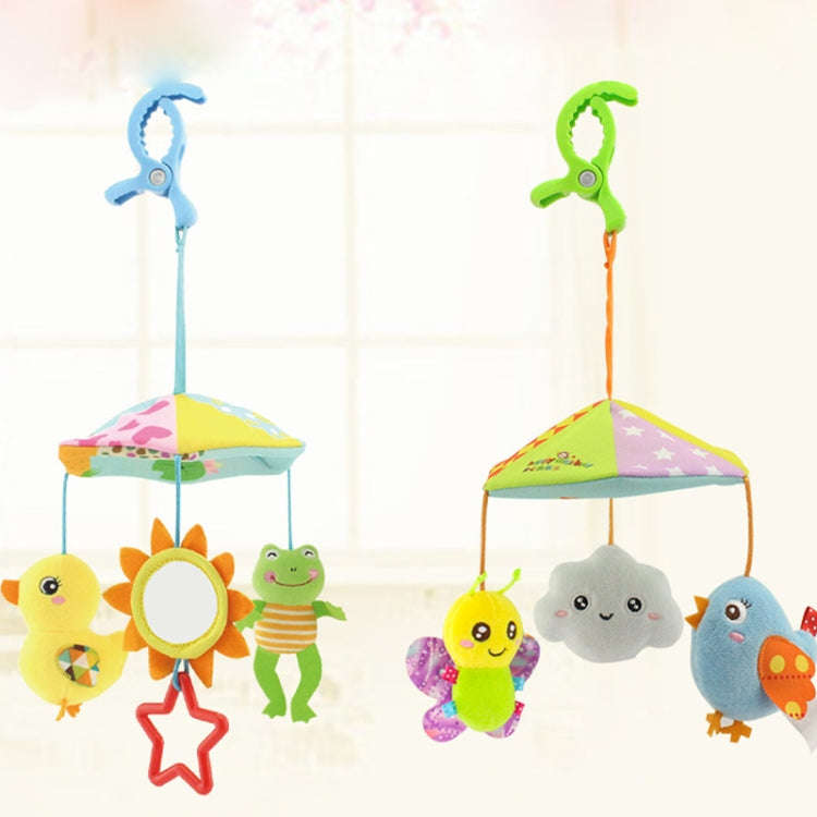 Baby Toy Cartoon Cute Animal Stroller Parachute Pendant(Duck Frog)