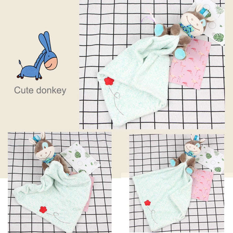Baby Comforting Baby Multi-function Sleeping Plush Storage Blanket Cartoon Animal Towel(Deer)